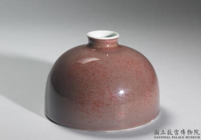 图片[2]-Flat bulbous vase with red glaze, Qing dynasty, Kangxi reign (1662-1722)-China Archive